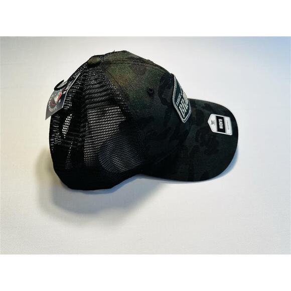 Genuine Merchandise Men's MLB Trucker Snapback Baseball Hat (Camo/Braves) - Picture 2 of 3